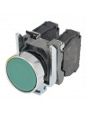 Pulsador rasante CNC LAY4-BA31 1na verde metalico XB4