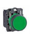Pulsador rasante CNC LAY4-AA31 1na verde plastico XB5