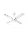 Ventilador de techo EMILUX 4 aspas metal blanco