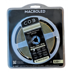 TIRA COB 320 LED BLANCO...