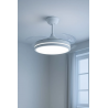 VENTILADOR LUMENAC DE TECHO SMART ASPAS RETRACTILES BLANCO