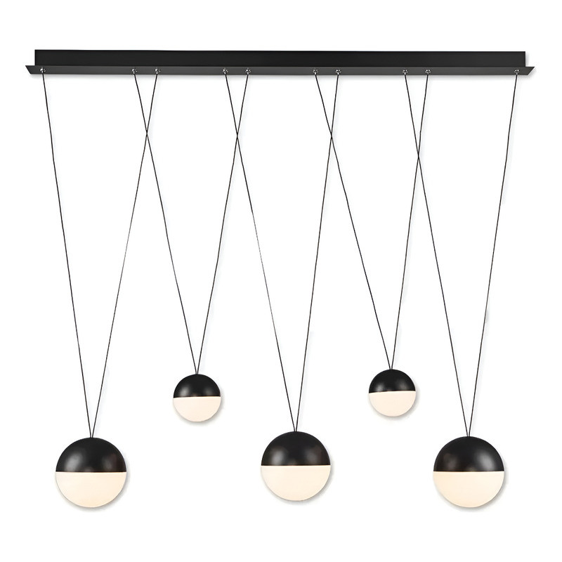 COLGANTE CANDIL ARUBA LED 36W DIMERIZABLE NEGRO 3000K PROF. 160MM