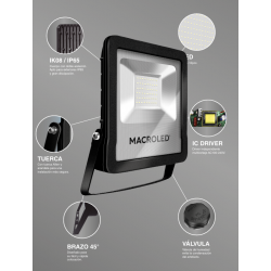 PROYECTOR MACROLED PRO 30W...