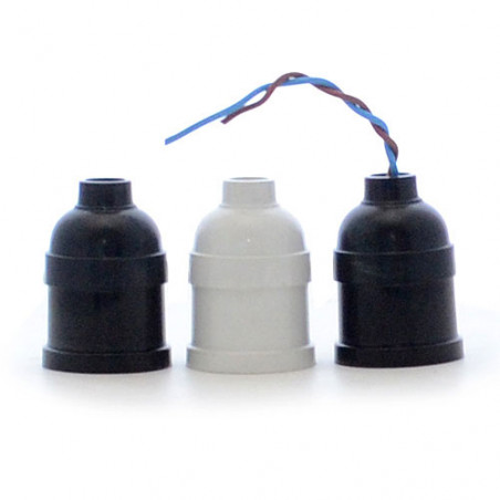 Portalampara 2 piezas blanco